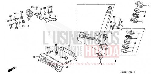 PIANTONE STERZO CM125CX di 1999